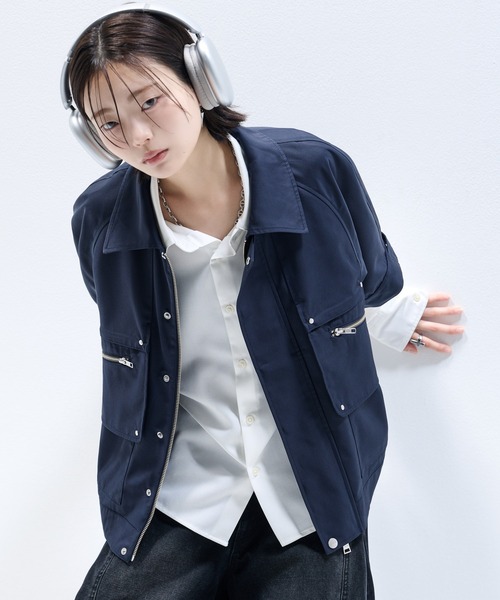 ADRER（アドラー） シャツ Smooth Tech Super Gimmick Shirt Jacket