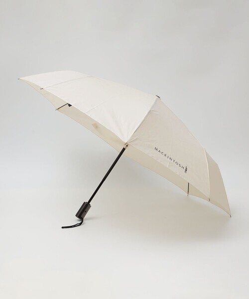 【新品未使用】MACKINTOSH 折りたたみ傘 ベージュ SHIPS（シップス） 折りたたみ傘 MACKINTOSH: AYR ソリッド 折り畳み傘