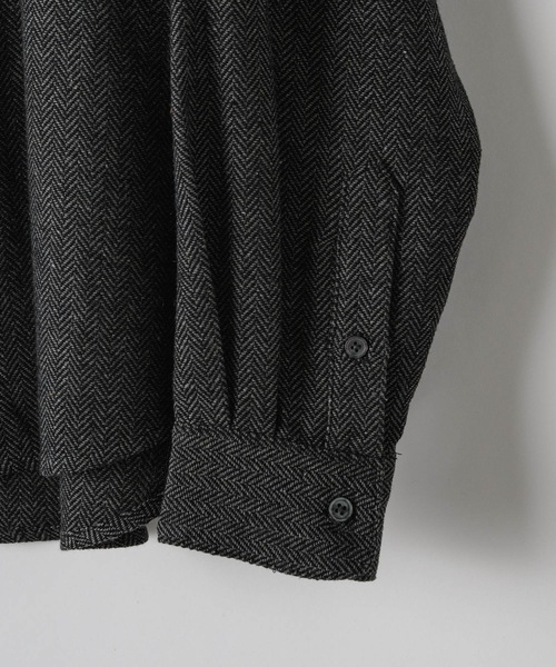 「Casper John」 長袖ネルシャツ MEDIUM ベージュ メンズ_画像7