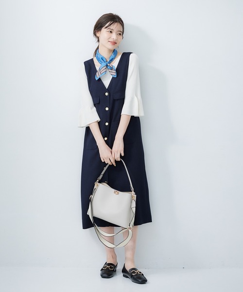 「12Twelve Agenda」 サロペットスカート M イエロー レディース_画像7