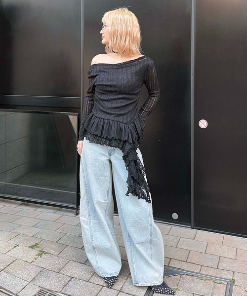 パンプス ポインテッドスニーカーミュール_8