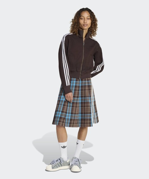 adidas orignalプリーツチェックスカート未使用タグ付き adidas（アディダス） スカート プリーツ チェック スカート