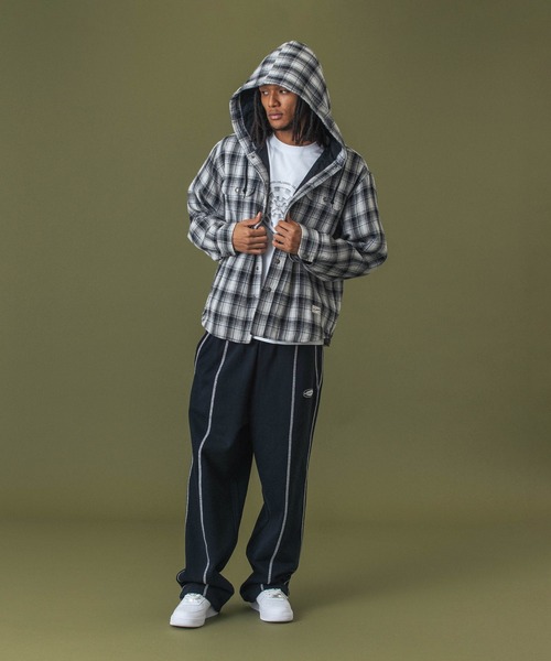 FLEX WIT ME ラガーシャツXLメンズ XLARGE（エクストラ ラージ） 長袖シャツ X-LARGE ネイビー メンズ