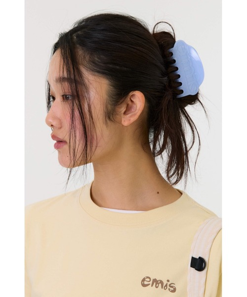 emis ヘアクリップ GLITTER LOGO HAIR CLAW CLIP : ZOZOTOWN Yahoo!店