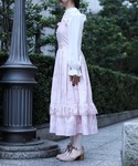ワンピース 桜レース×桜柄キャミワンピースの詳細画像2