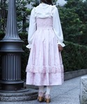 ワンピース 桜レース×桜柄キャミワンピースの詳細画像3