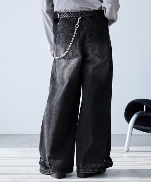 「Spielio」 デニムパンツ M ブルー メンズ_画像9