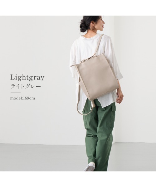 美品】LASIEM 本革 ビジネスリュック 撥水 15インチPC収納 美品