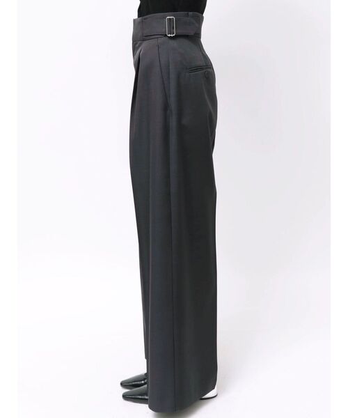 LAGUNAMOON（ラグナムーン） パンツ サイドベルトワイドパンツ