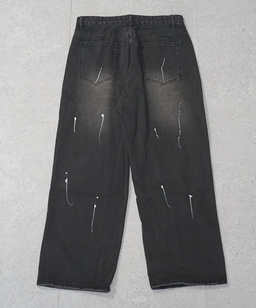 「Shoowtime」 デニムパンツ LARGE ブラック メンズ_画像8