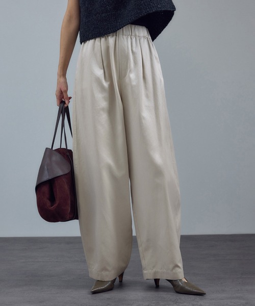 「SALON adam et rope'」 イージーパンツ M ブラウン系その他2 レディース