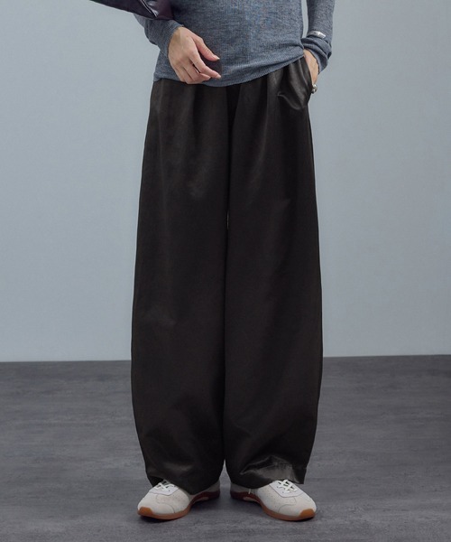 「SALON adam et rope'」 イージーパンツ M ブラウン系その他2 レディース