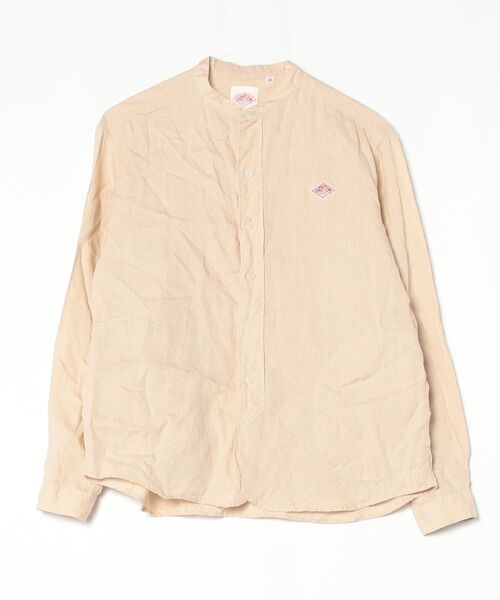 Danton（ダントン） 長袖ブラウス 36 ベージュ レディース : ZOZOTOWN 