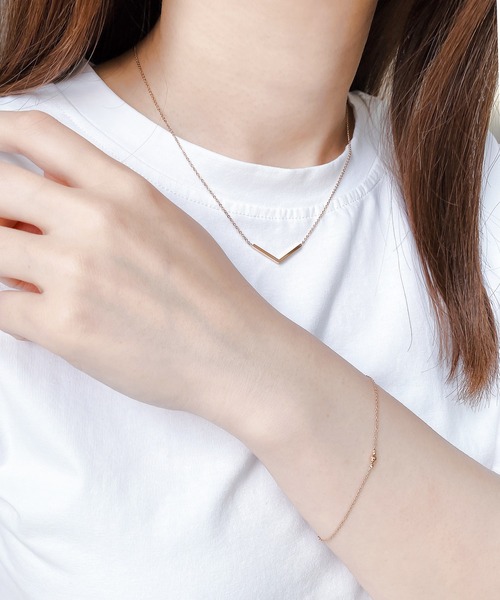 「BLOOM」 ネックレス 40cm ゴールド レディース_画像9