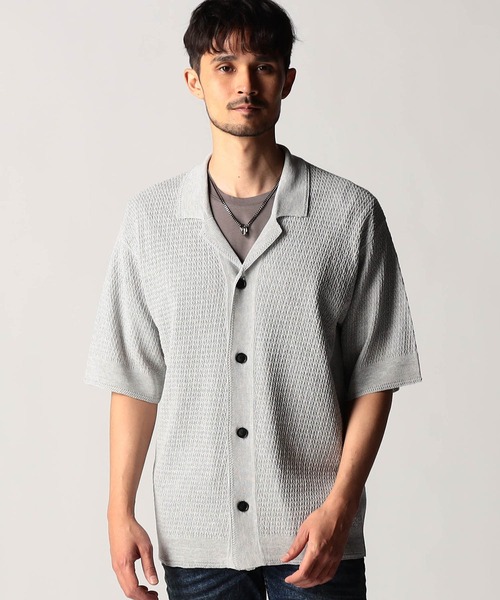 FANTASTICS　ニットシャツ NICOLE CLUB FOR MEN（ニコルクラブフォーメン） セーター ニット
