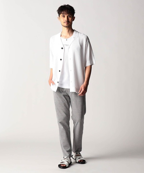 シャツニット ニットレイヤード シャツ ツインセット / ANY SIS S | ファッション