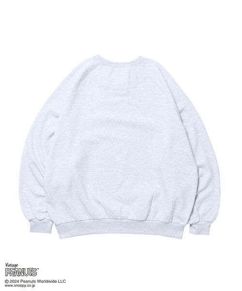 「SEQUENZ」 スウェットカットソー「Vintage PEANUTSコラボ」 MEDIUM ブラック メンズ_画像7