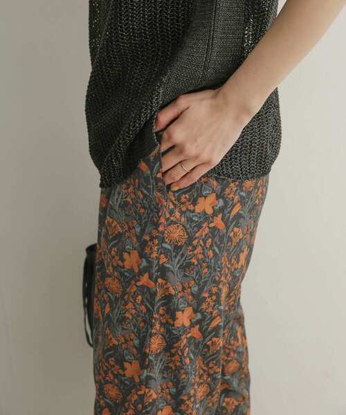 「URBAN RESEARCH DOORS」 イージーパンツ MEDIUM ネイビー レディース_画像6