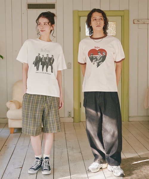 The Beatles tシャツ 「THE BEATLES/ザ ビートルズ」グラフィック