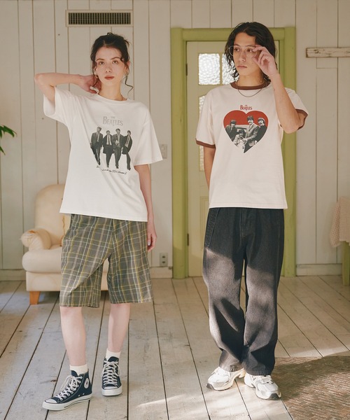 The Beatles tシャツ 「THE BEATLES/ザ ビートルズ」グラフィック