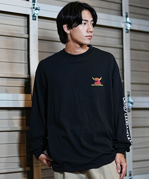 「TOY MACHINE」 長袖Tシャツ M ホワイト メンズ_画像7