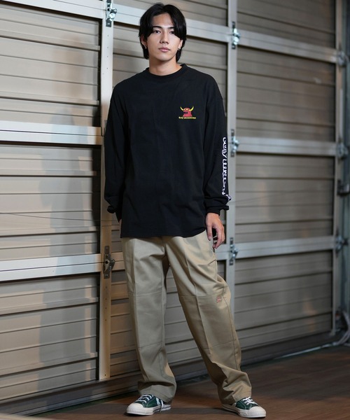「TOY MACHINE」 長袖Tシャツ M ホワイト メンズ_画像8