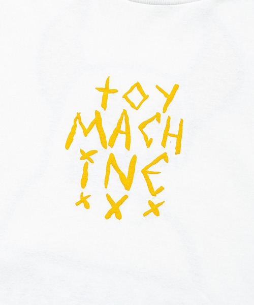 「TOY MACHINE」 長袖Tシャツ M ホワイト メンズ_画像4