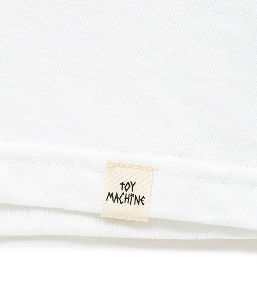 「TOY MACHINE」 長袖Tシャツ M ホワイト メンズ_画像5