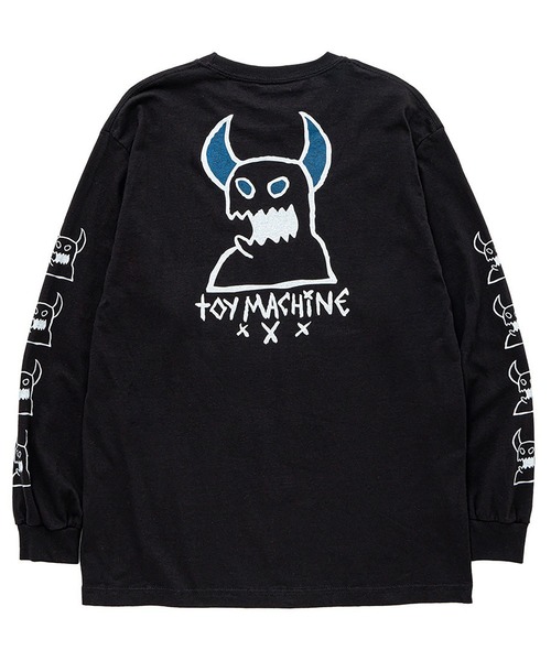 「TOY MACHINE」 長袖Tシャツ M ホワイト メンズ_画像8