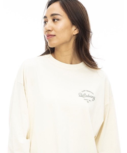 「BILLABONG」 長袖カットソー MEDIUM ブラック系その他 レディース_画像2
