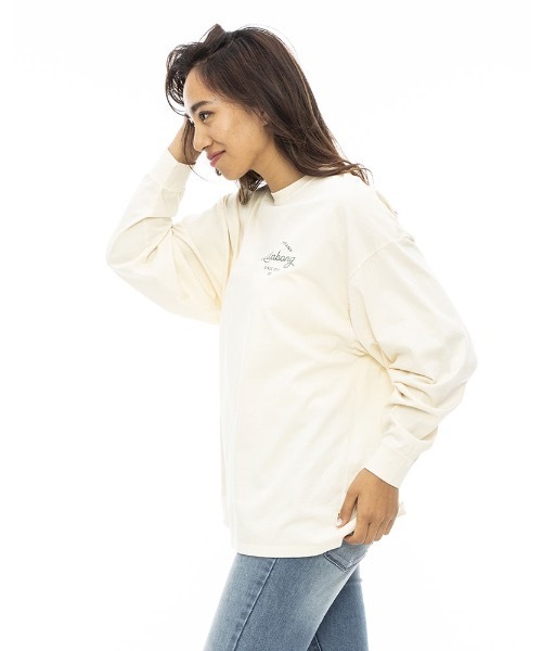 「BILLABONG」 長袖カットソー MEDIUM ブラック系その他 レディース_画像3