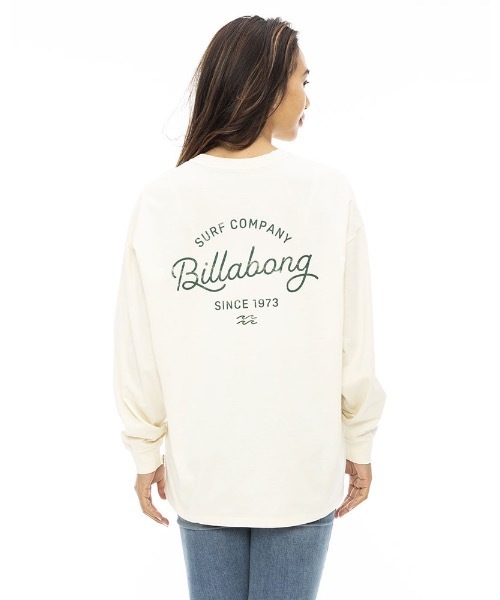 「BILLABONG」 長袖カットソー MEDIUM ブラック系その他 レディース_画像4