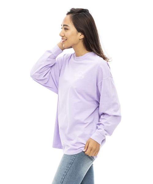 「BILLABONG」 長袖カットソー MEDIUM ブラック系その他 レディース_画像9