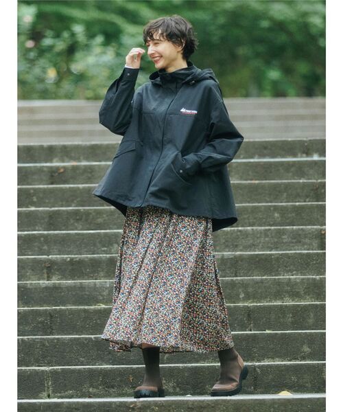 「FIRST DOWN」 マウンテンパーカー M ベージュ レディース_画像8