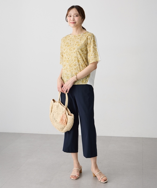 tシャツ 「Liberty」リバティプリントプルオーバー レディースの画像