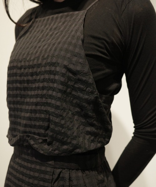ワンピース CLANE SIDE HOLE COCOON CAMI ONEPIECEの画像