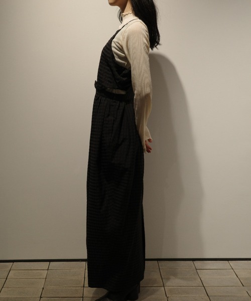 ワンピース CLANE SIDE HOLE COCOON CAMI ONEPIECEの画像