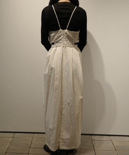 ワンピース CLANE SIDE HOLE COCOON CAMI ONEPIECEの画像