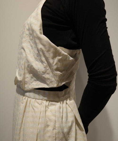 ワンピース CLANE SIDE HOLE COCOON CAMI ONEPIECEの画像