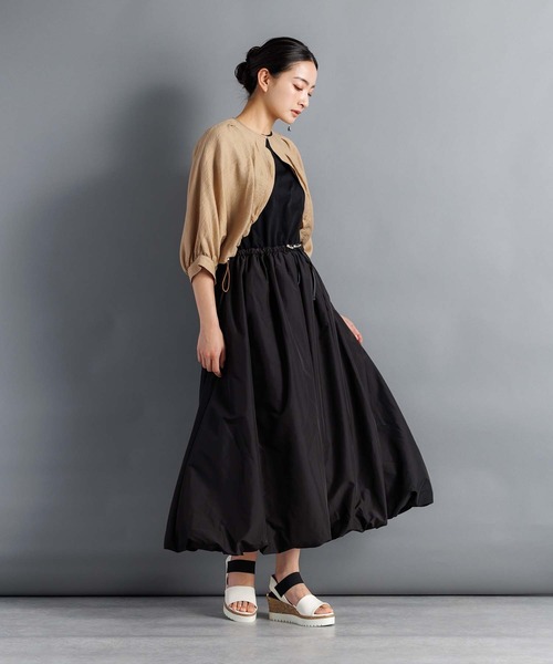 「RAW FUDGE」 半袖ワンピース M ブラック レディース_画像8