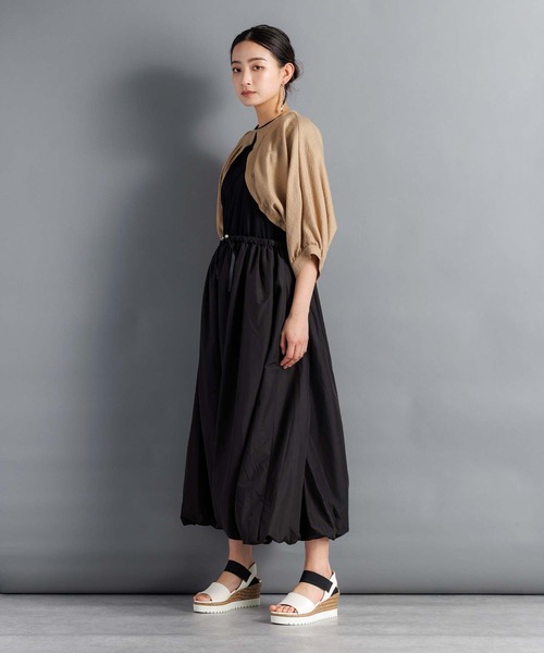 「RAW FUDGE」 半袖ワンピース M ブラック レディース_画像9
