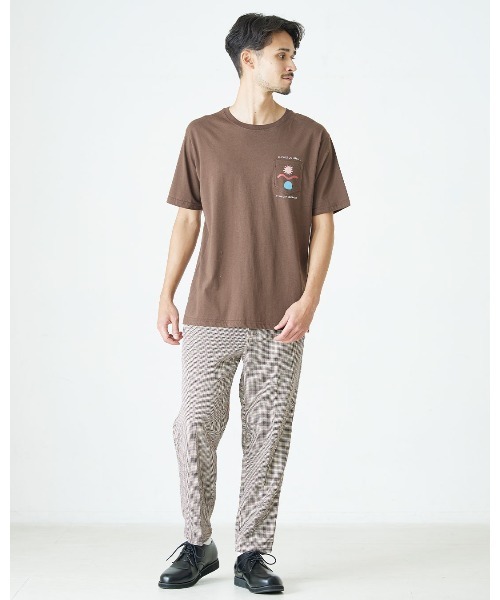 「BANKS」 半袖Tシャツ MEDIUM ブラウン メンズ_画像3