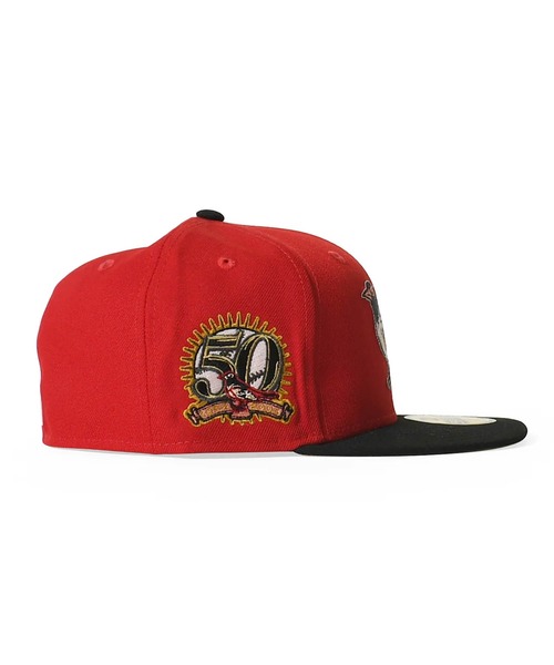 NEW ERA（ニューエラ） キャップ 7 1/4 レッド メンズ : ZOZOTOWN