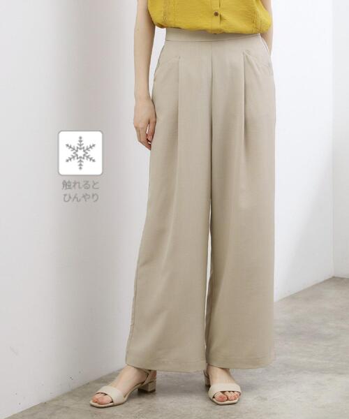 grove（グローブ） ワイドパンツ パンツ 「ウエストゴムで楽ちん