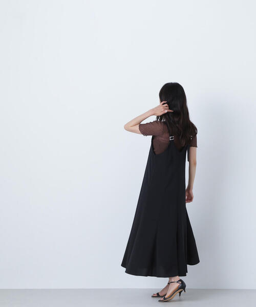 「NATURAL BEAUTY BASIC」 サロペットスカート SMALL ブラウン レディース_画像3