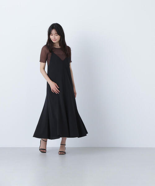 「NATURAL BEAUTY BASIC」 サロペットスカート SMALL ブラウン レディース_画像9