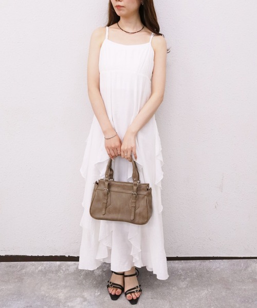 archives（アルシーヴ） ワンピース 夏 「縦フリルで細見えが叶う