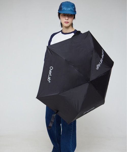 折りたたみ傘 「OverLab/オーバーラボ」三段折りたたみ傘　UVカット 晴雨兼用 メンズ レディース | OverLab | 01