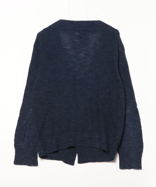 「BLUE WORK」 ニットカーディガン 1 ネイビー メンズ_画像2