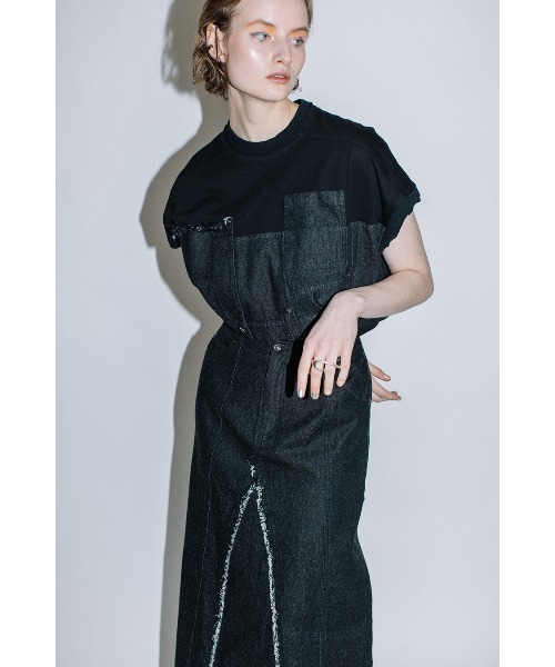 「AULA AILA」 半袖Tシャツ 0 ホワイト レディース_画像4